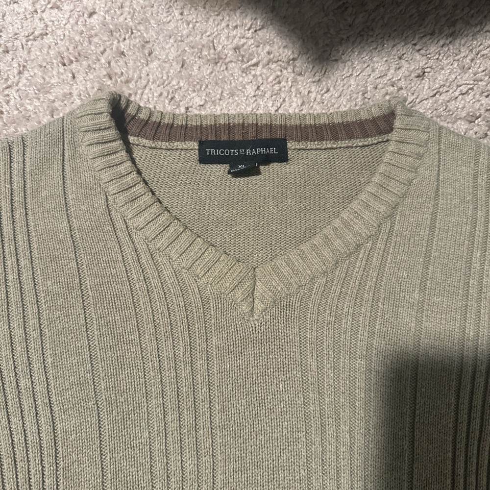 cream sweater